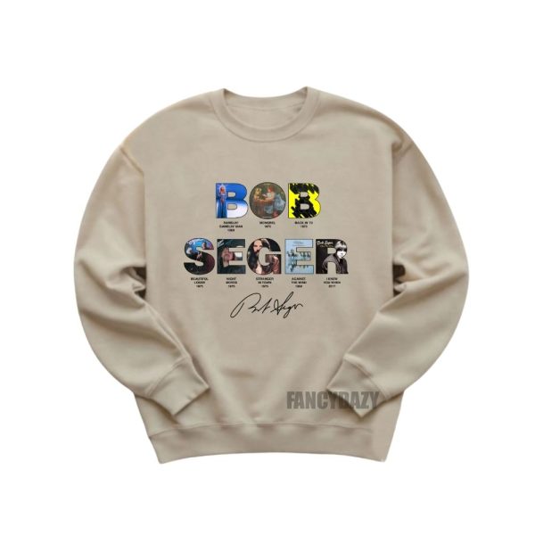 Bob Seger Discography Album Collage Shirt
